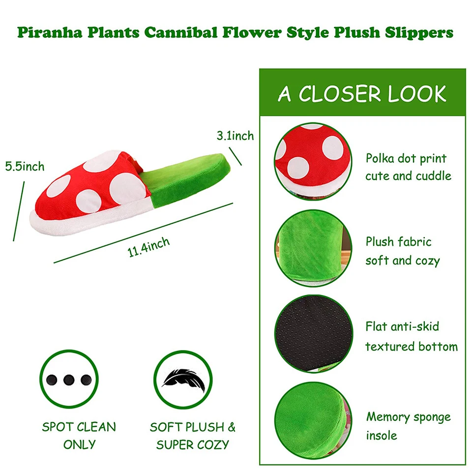 Nintendo piranha plant slippers online